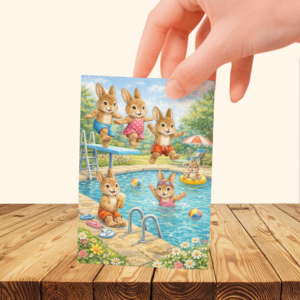 Kaartje Konijnen Waterpret