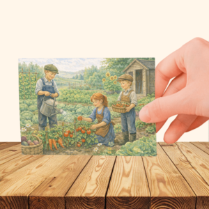 Kaartje Nostalgische Moestuin