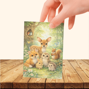 Kaart Babydieren Bos