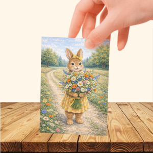 Kaartje Konijnen Bos Bloemen